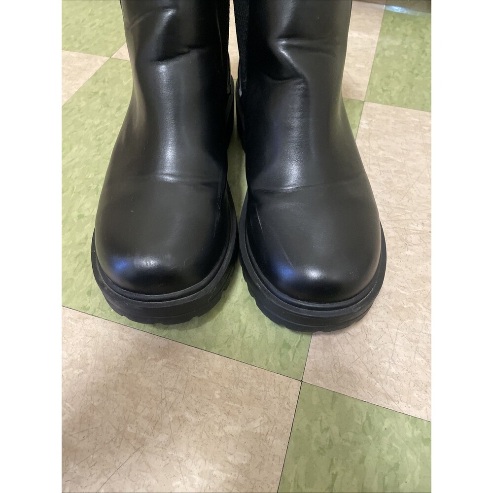 Soda Black Pull On Rounded Toe Chunky Block Heal … - image 6